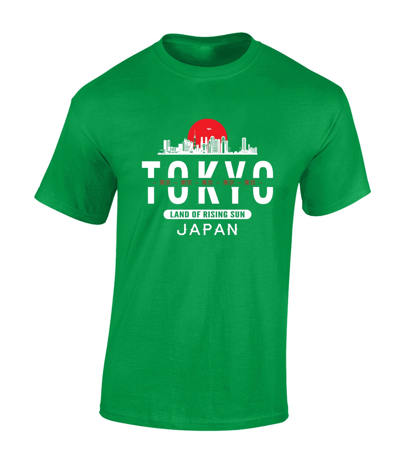Tokyo Land of Rising Sun Mens T Shirt Unisex Novelty Cool Japanese