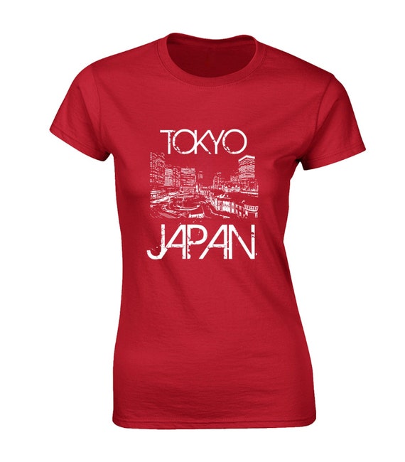 Tokyo Japan Ladies T Shirt Womens Novelty Cool Japanese City