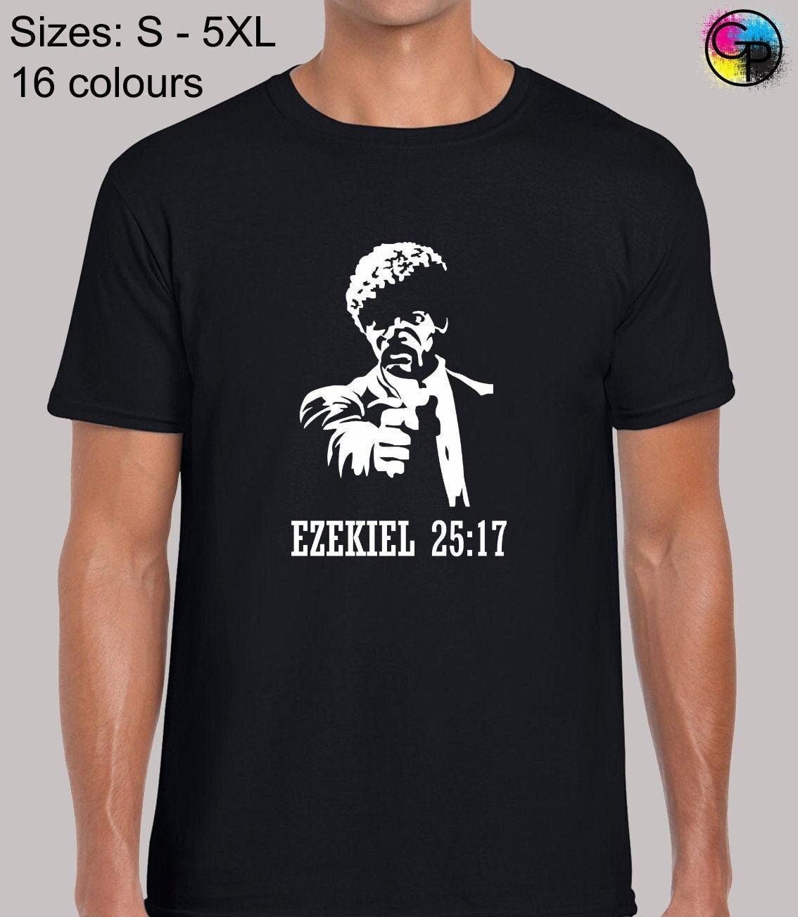 Ezekiel 25:17 Mens T Shirt Unisex Funny Joke Pulp Fiction Gift Top