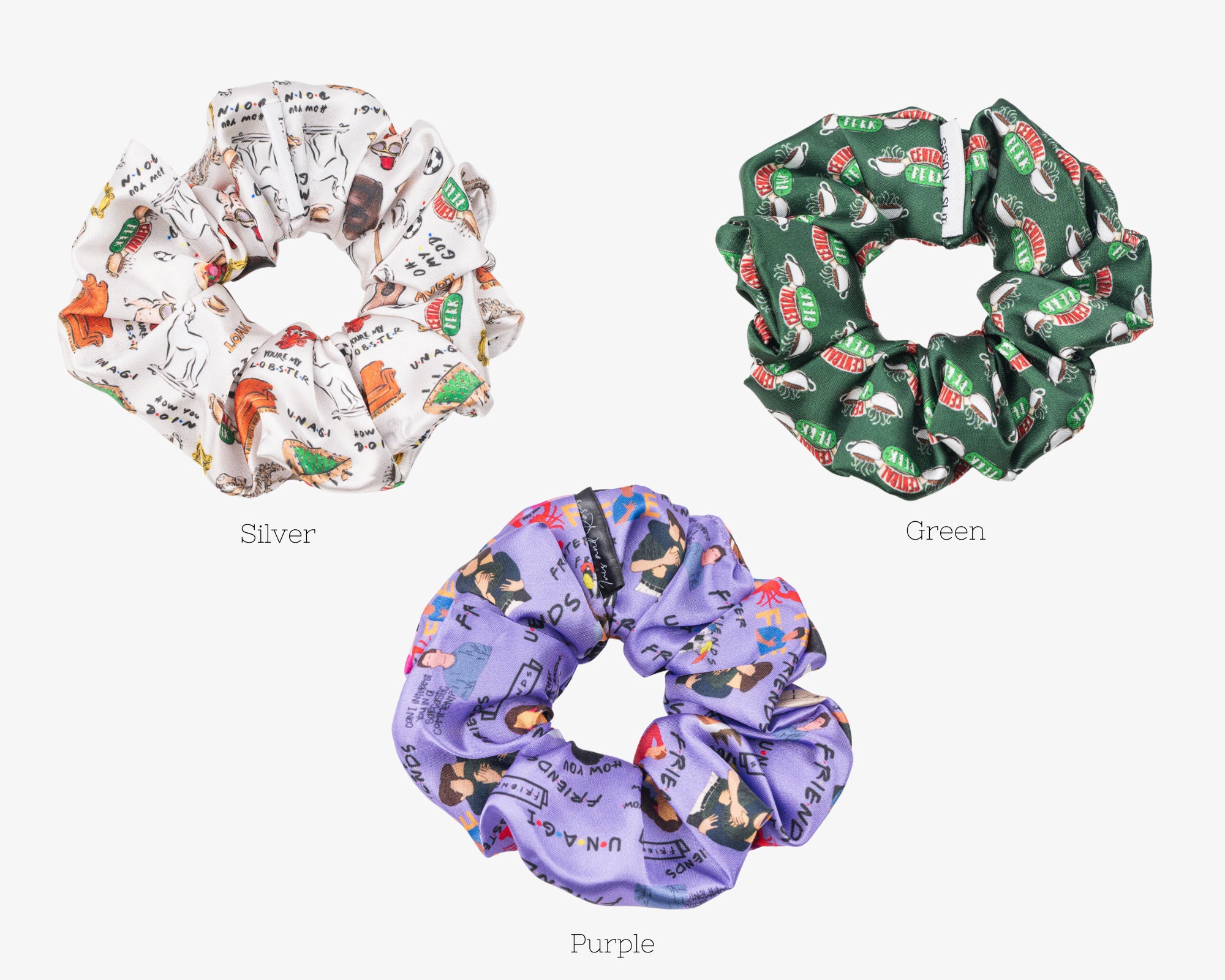 Handmade Friends Themed Scrunchie / Scrunchy - Etsy