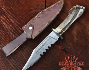 Supernatural Ruby Knife Replica | Demon K-illing Inspired Blade with Leather Sheath | Handmade Movie Prop