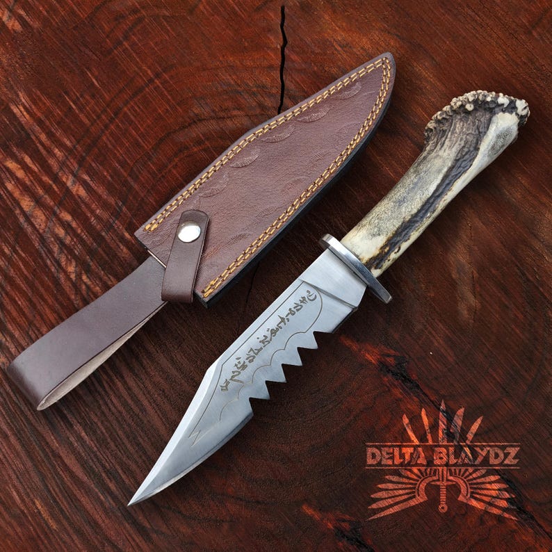 Supernatural Ruby Knife Replica | Demon K-illing Inspired Blade with Leather Sheath | Handmade Movie Prop image 1