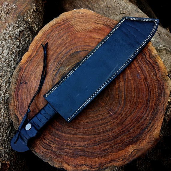 Handmade Rambo IV Machete: 1095 Carbon Steel Replica Knife With