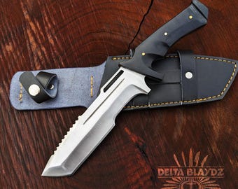 Legion Inspired Hunting Knife: Dead by Daylight Cosplay Prop with Leather Sheath