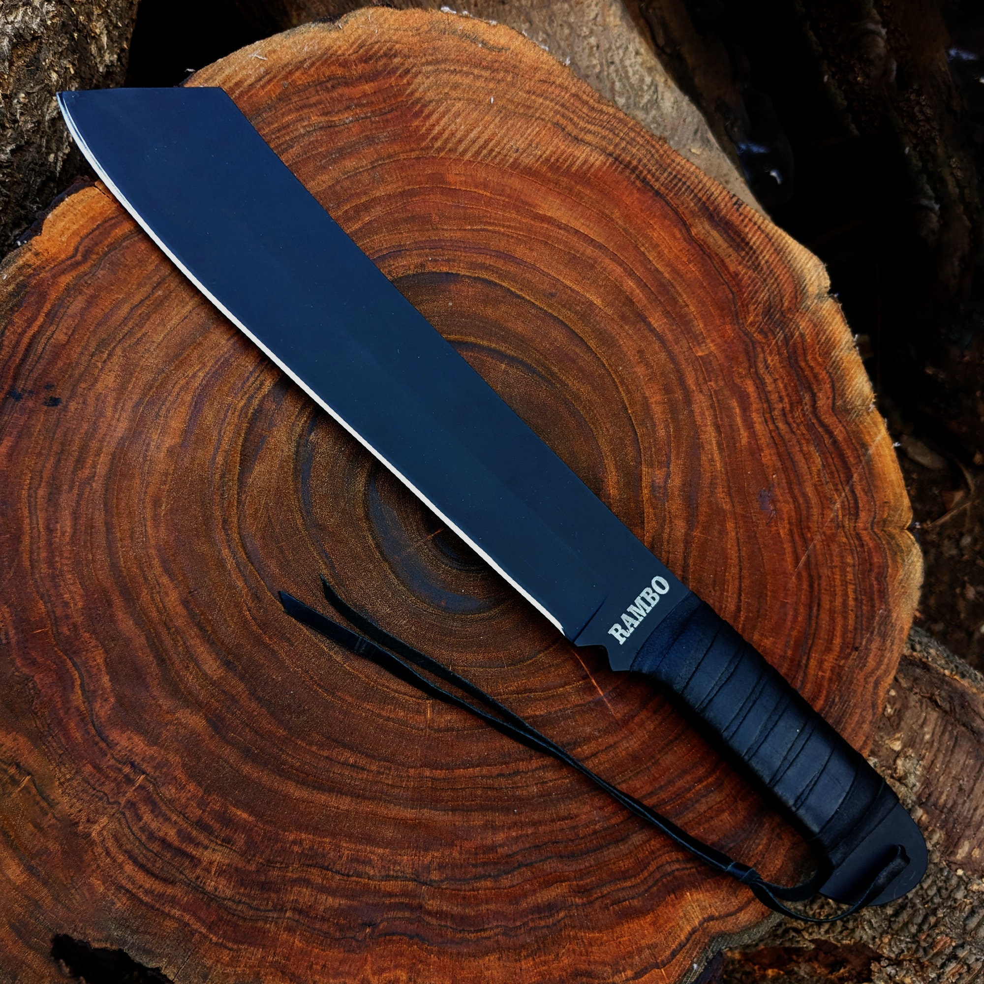 ハンドメイド ランボー IV マチェーテ：1095 カーボンスチール