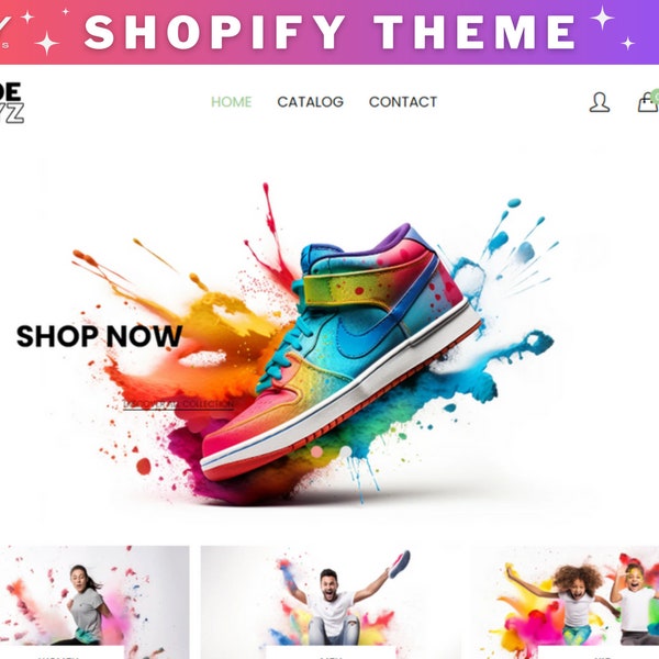 Stylish Footwear Shopify Theme Trendy Design Features User Engagement Layout High Conversion Elements Product Highlight Options Responsive