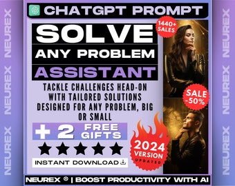 ChatGPT Solve Any Problem Assistant Prompt, Problem Solving, Solution Generation, Critical Thinking, Innovation Aid, Challenge Resolution