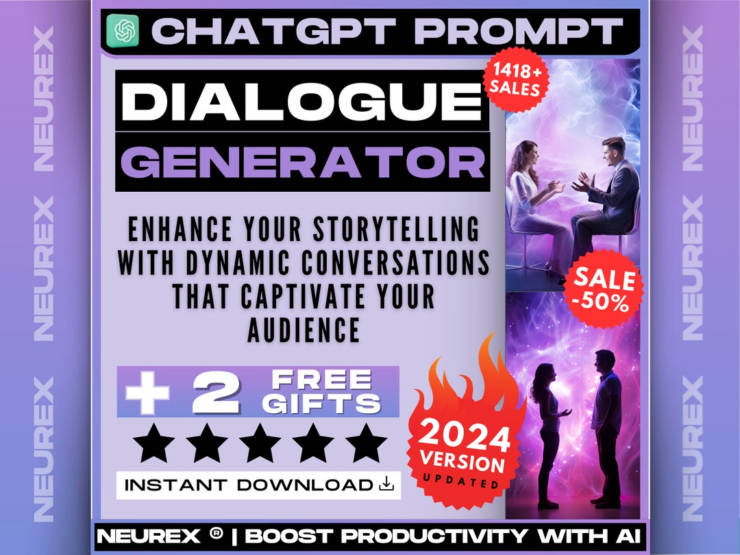 Dialogue Generator Chatgpt Prompt Spark Conversations, Enhance