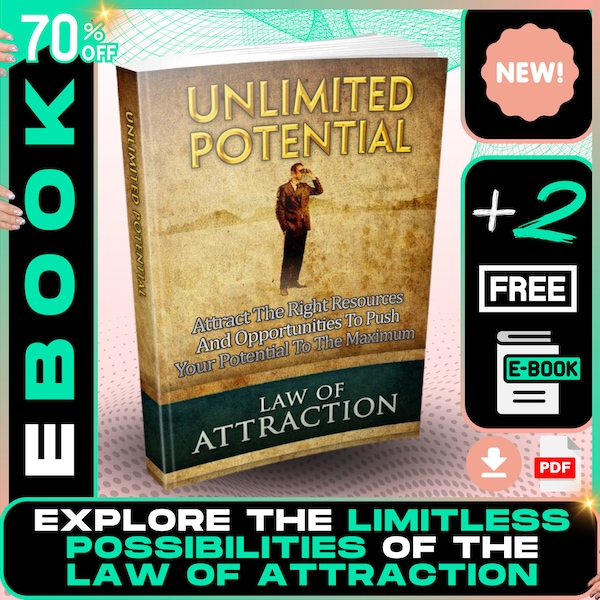 Law of Attraction eBook Manifestation Principles Positive Thinking Techniques Visualization Practices Abundance Attraction Steps Success