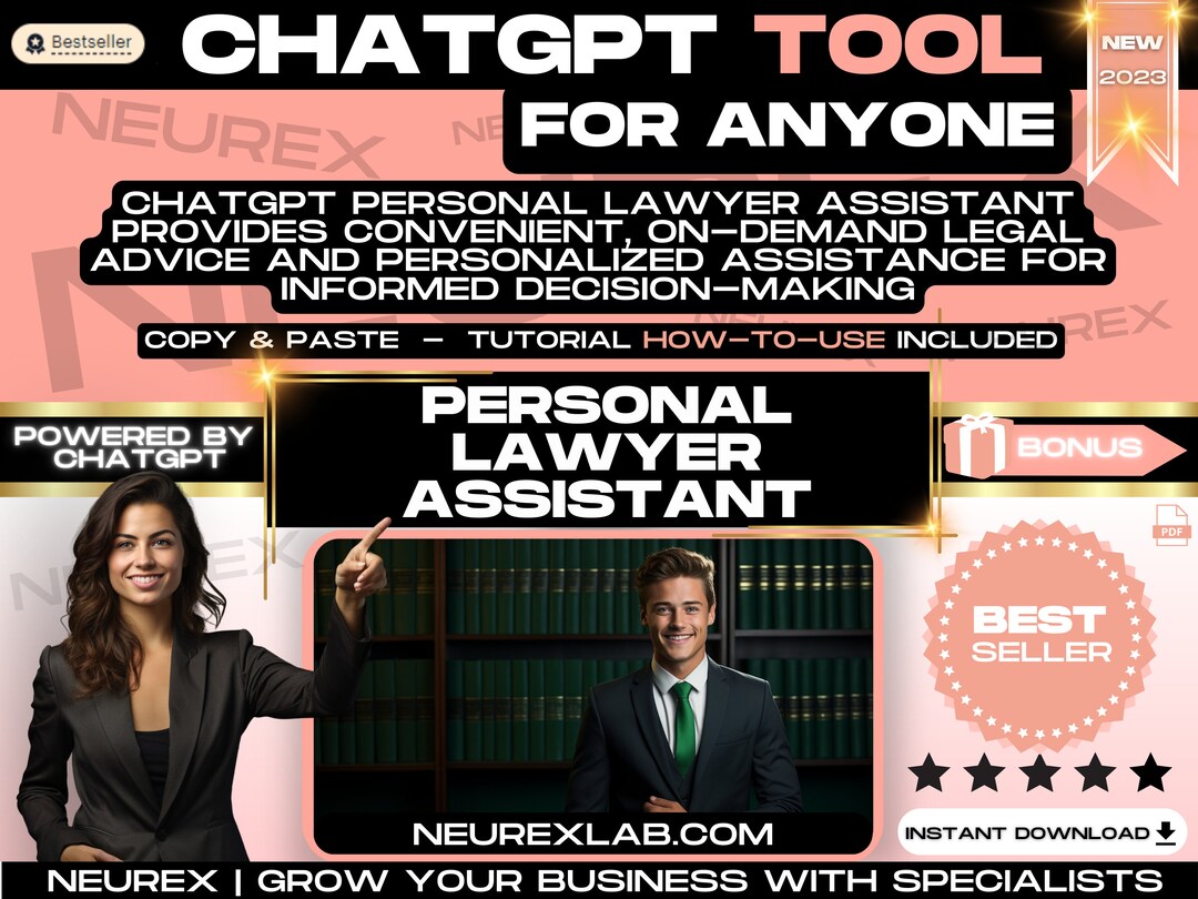 Chatgpt Prompts for Lawyers Lawyer Gift Legal Template Etsy