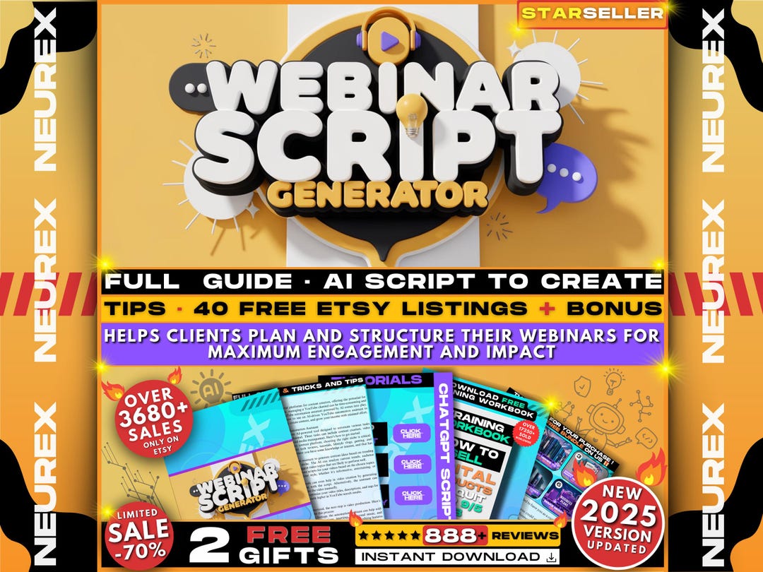 Webinar Script Examples Chatgpt Webinar Script Generator Prompt, Engage Your Audience ...