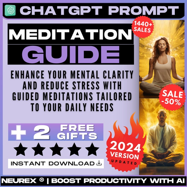 ChatGPT Meditation Guide Prompt, Mindfulness Practice, Relaxation Techniques, Spiritual Journey, Zen Guidance, Calmness Tips, Mental Clarity