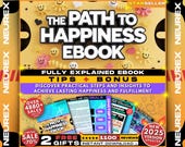 Happiness Guide, Positive Living, Mental Clarity, Self-Discovery, Emotional Wellness, Life Fulfillment, Happy