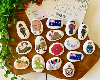 Anzac Day Story Stones