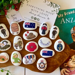 Anzac Day Story Stones image 5