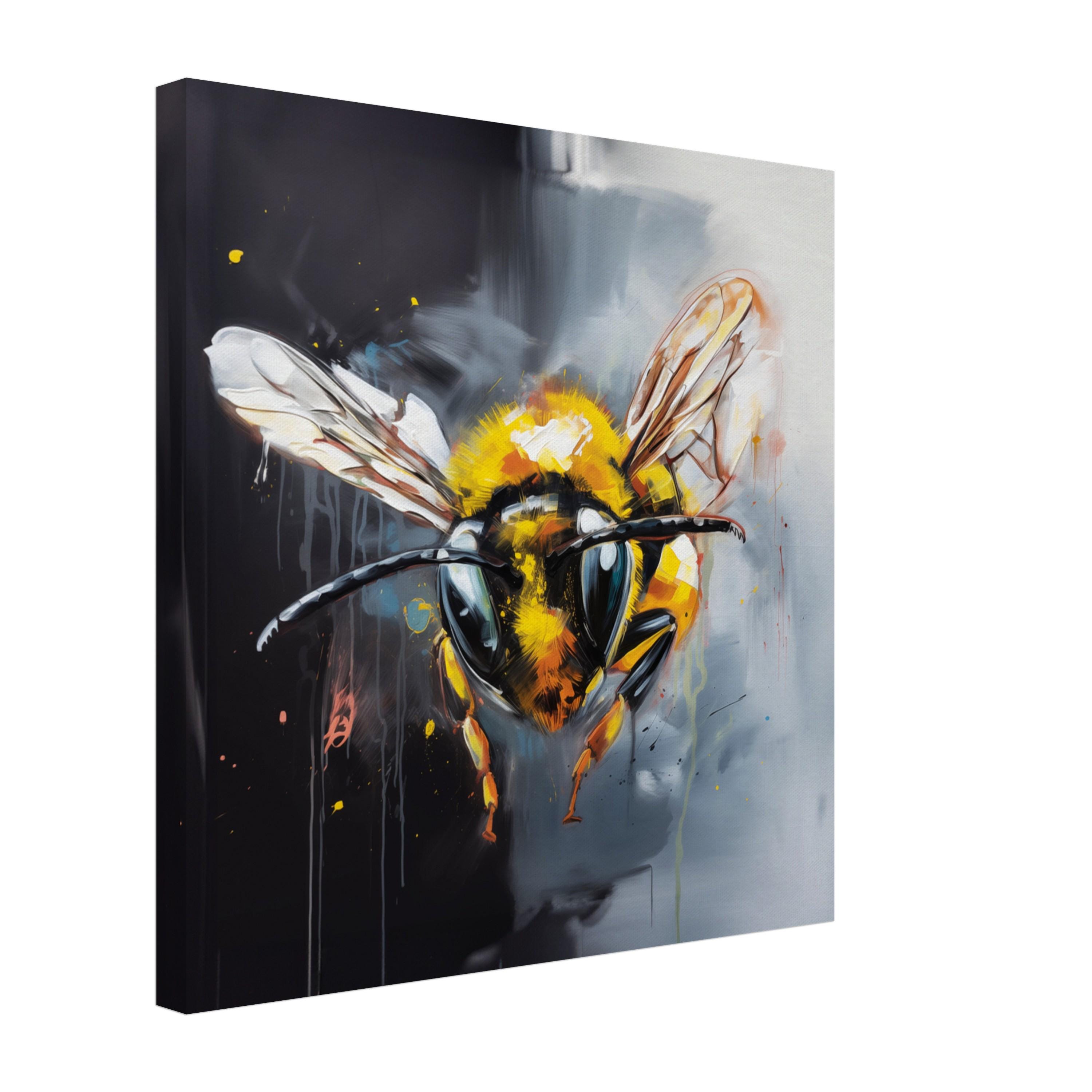 最強 プレベ用 アッセンブリ/ Bumble Bee (受注生産)(在庫3) Bee Abstract Painting: Vibrant Bumblebee Canvas Print - Etsy