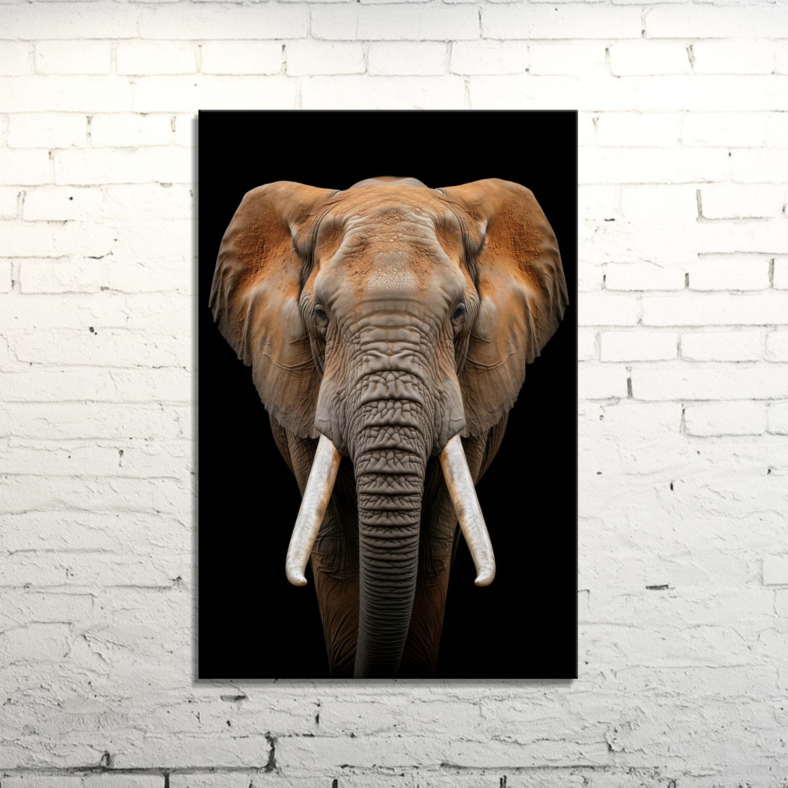African Forest Elephant Art Print: Endangered Species Canvas or Poster