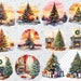 Watercolor Christmas Tree Clipart Bundle (PNG, Digital Download) - Etsy