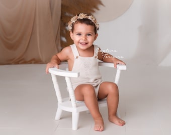 Sedia, accessorio in legno, fotografia, per neonato, rattan, accessorio per bambini, sessione fotografica, oggetti di scena, oggetti di scena, supporto, foto di bambini