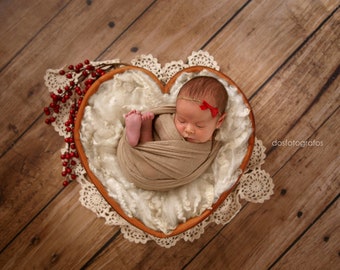 doos, kom, mand, emmer, maan, ster, hart, fotografie rekwisiet, newborn, baby, fotografie, sessie, houten rekwisiet