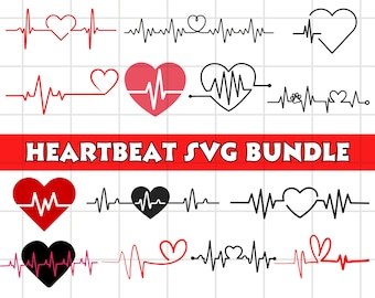 Heart Beat Svg Bundle, Heart Beat Svg, Heartbeat Svg, Medical
