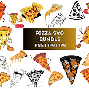 Pizza svg bundle\ pizza png bundle\ pizza clipart bundle\ pizza illustration bundle\ pizza lover\pizza baker pizza maker free commercial use
