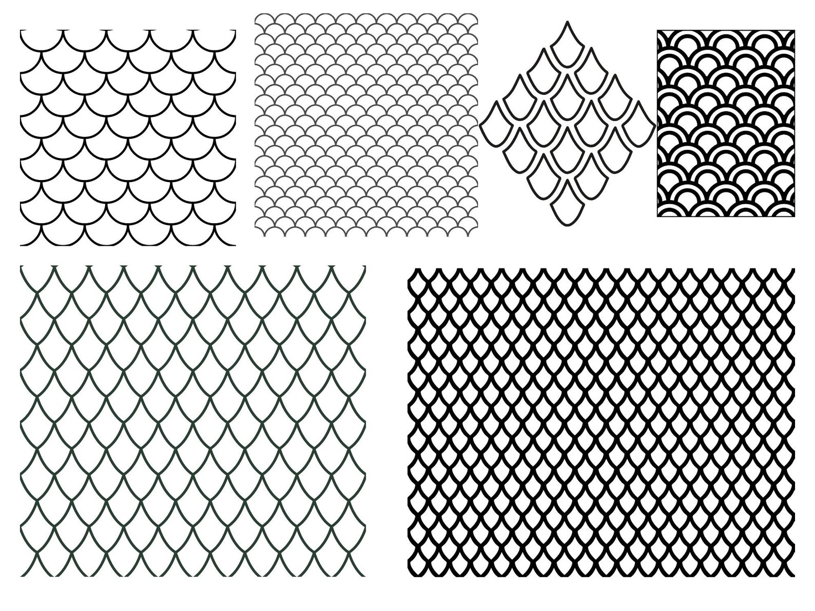 Dragon Scale SVG Bundle, Dragon Scale Dxf, Dragon Scale Png, Dragon