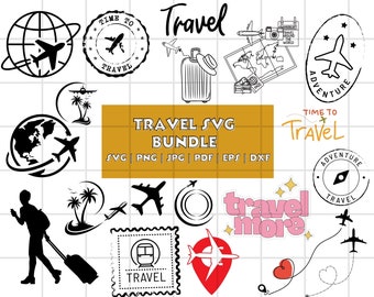 Travel SVG Bundle, Vacation SVG, Family Vacation SVG, Family Trip svg, Travel Quotes svg, Traveler svg, Adventure svg, Cut File Cricut