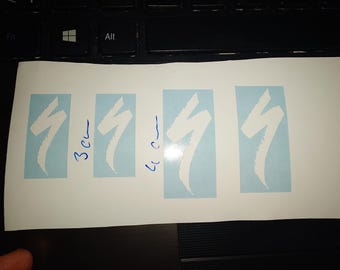 Specialized S logo self-adhesive logo small in 3 cm or 4 cm