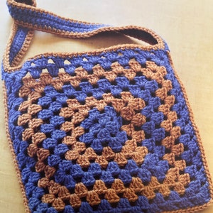 Crochet pattern- Granny Square Bag
