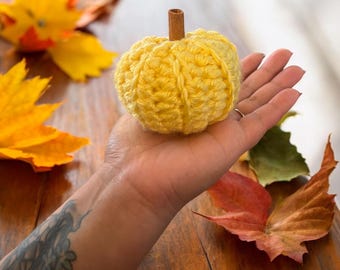 Crochet Pattern-  Pumpkin small & large