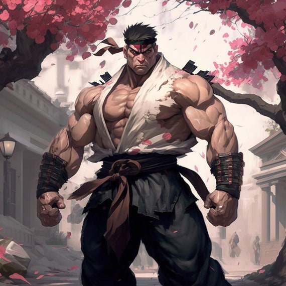 Street Fighter Art 2 Digital New Art Graphics Etsy