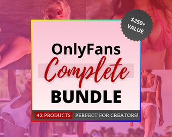 Pacchetto creatore completo OnlyFans, 42 prodotti di contenuto Only Fans, pianificatore di idee per il settore degli adulti, script Fansly, Twitch CamGirl e pacchetto Snapchat