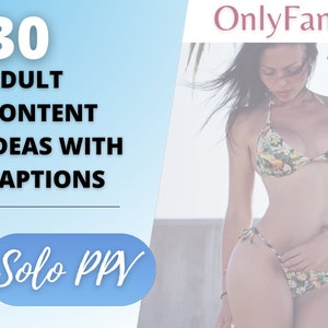 Solo PPV OnlyFans Content Ideas, 30 Adult Industry Guides & Titles, Fansly, Twitch, CamGirl, Inspiration for Premium Snapchat Video Content