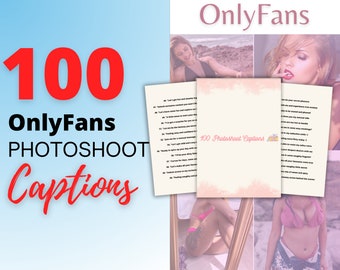 100 didascalie per servizi fotografici OnlyFans, guida alle idee per i titoli delle foto Only Fans, pianificatore di idee per l'industria degli adulti, album solista Fansly, CamGirl e suggerimenti su Snapchat