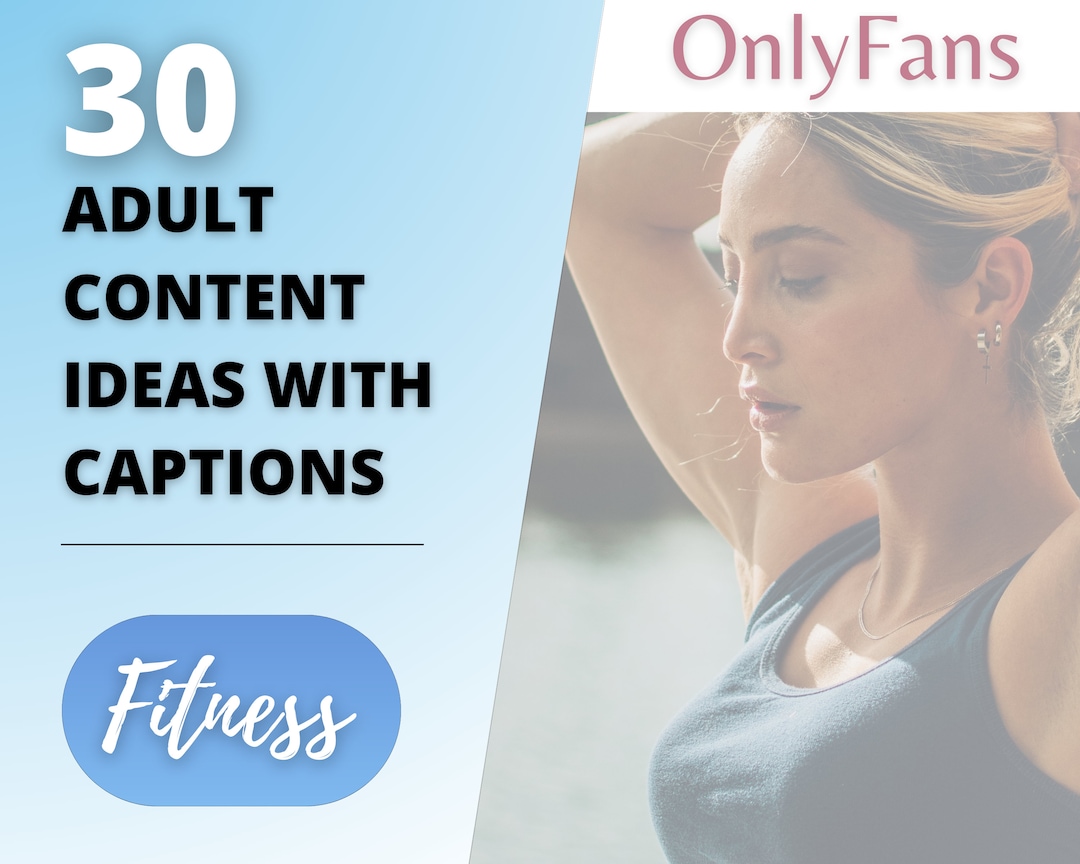 Fitness Onlyfans Content Ideas, 30 Adult Industry Fitnes Guides With ...
