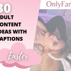 Easter 2023 Onlyfans Content Ideas with Titles | 30 Adult & Fansly Content Ideas | Planner for Twitch Camgirls | Unique Adult Video Content