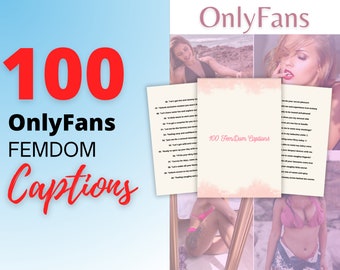 100 didascalie OnlyFans FemDom, guida alle idee per i titoli dei contenuti Only Fans, pianificatore di idee per l'industria degli adulti, idee Fansly, Twitch, CamGirl e Snapchat