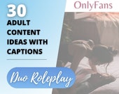 Duo Roleplay OnlyFans Content Ideas, 30 Adult Industry Couple Role play Guides with Titles, Fansly Scripts, Twitch CamGirl & Snapchat Ideas