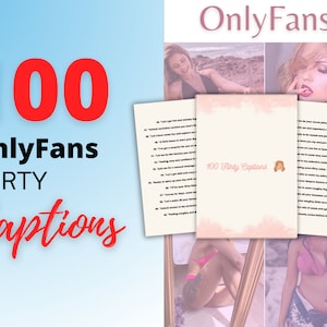 100 Onlyfans Flirty Captions, Only Fans Creator Content Title Idea