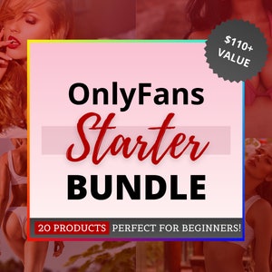 Onlyfans Starter Bundle, 20 Only Fans Content Products, Adult Industry