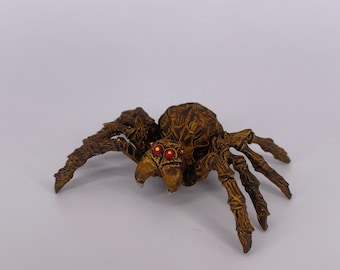 Giant Cave Spider Hand-Painted Miniature for Tabletop Games such as DnD, Pathfinder, Frostgrave, and RPGs