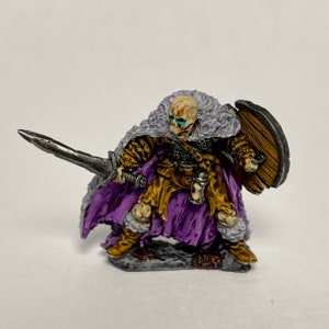 Crypt Guardian Skeleton, Hand-Painted Miniature for Tabletop Games such as DnD, Pathfinder, Frostgrave, and RPGs