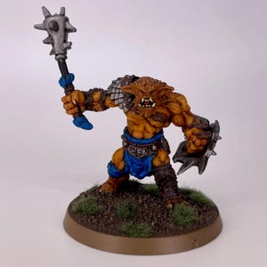 Bugbear, Goblin, or Hobgoblin Warrior Hand-Painted Miniature for Tabletop Games such as DnD, Pathfinder, Frostgrave, and RPGs