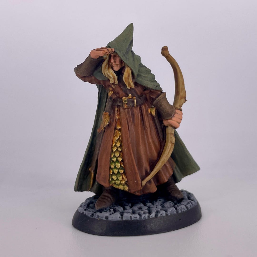 Elf Ranger Hand-painted Miniature for Tabletop Games Such as Dnd ...