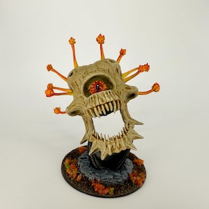 Death Tyrant Undead Beholder, Hand-Painted Miniature for Tabletop Games such as DnD, Pathfinder, Frostgrave, and RPGs