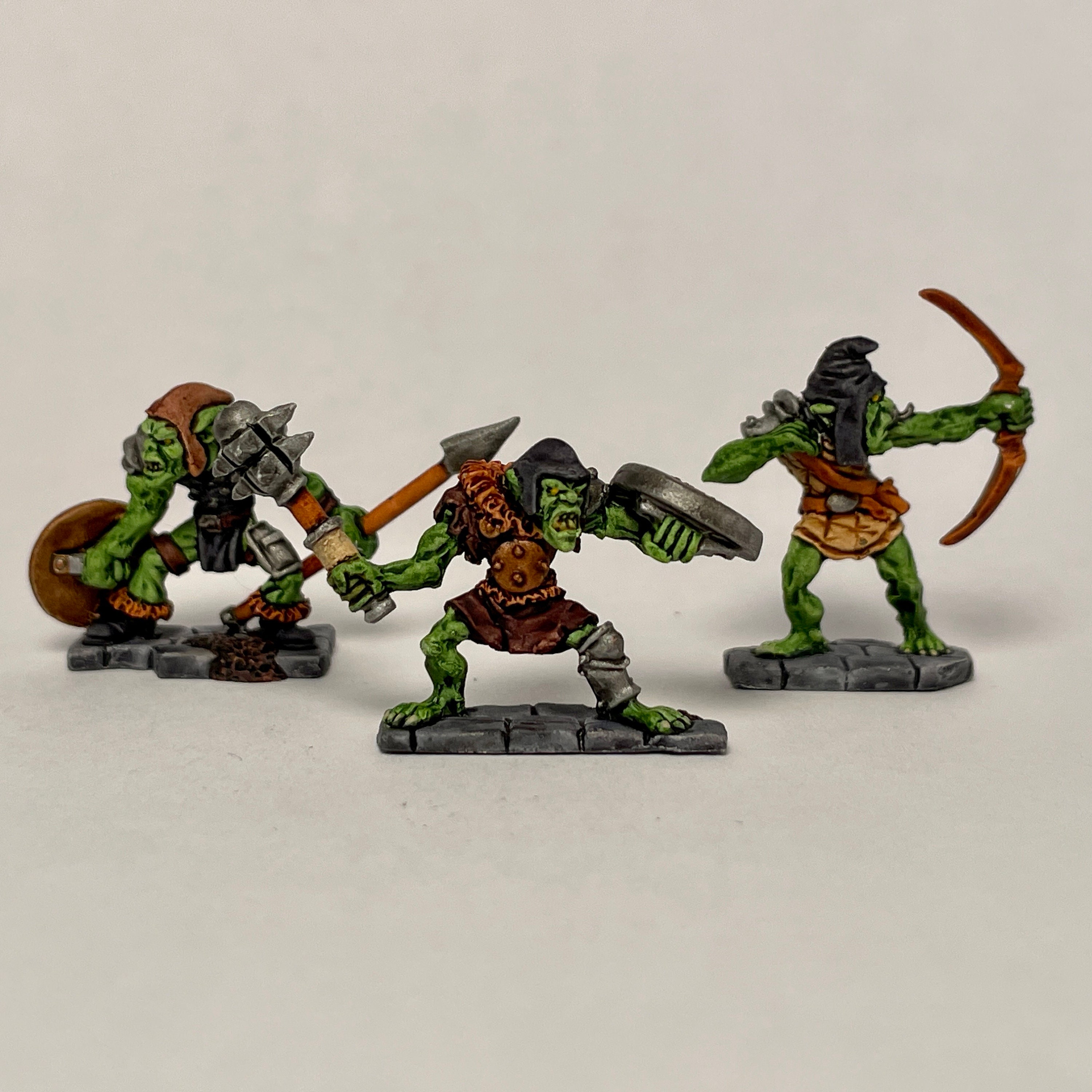 3 Goblins Hand-painted Miniature / D&D Dnd Pathfinder - Etsy