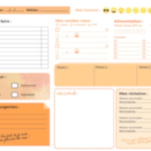 Planner journalier - Spécial TDAH - Version Sparkle