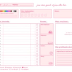 Planner journalier - Spécial TSA - Version Shiny