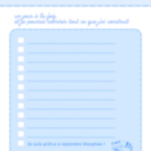 Fiche Routine Libre - Spécial TDAH - Soir